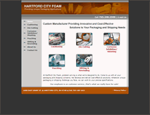 Tablet Screenshot of hartfordcityfoam.com